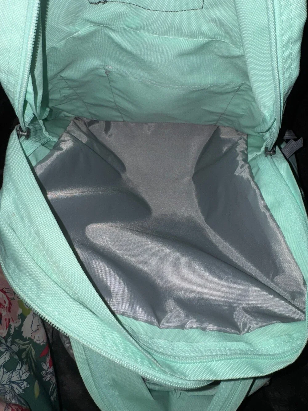 Trans by JanSport Light turquoise Backpack with Gray Straps